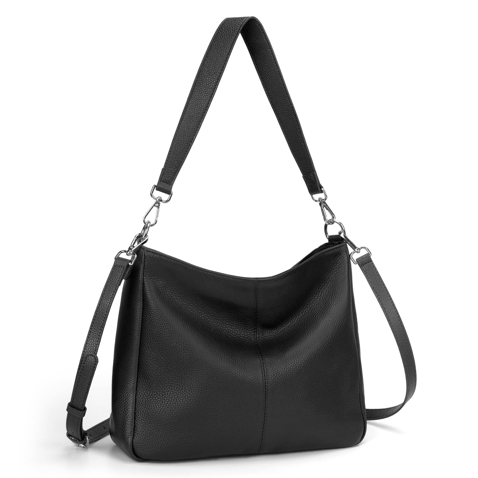 Genuine Leather Women's Hobo Bags Purses for Everyday Use
| Women's Shoulder Bag Handbags with 2 Shoulder Straps for Wo